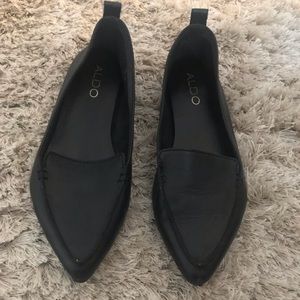Black Aldo loafers